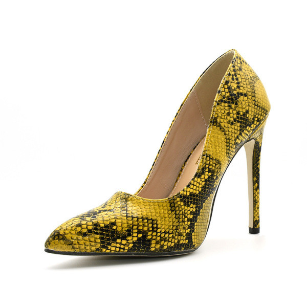 Μοντέρνα κομψά  έκο δερμάτινα παπούτσια με τακούνι