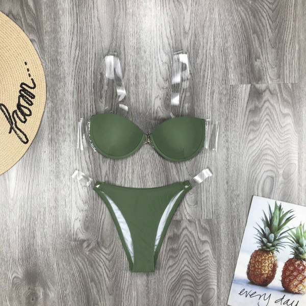 Uus kaheosaline silikoonrihmadega ujumistrikoo mudel