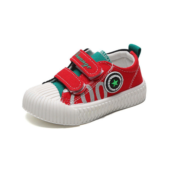 Ежедневни детски кецове с надпис и лепенки за момчета