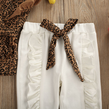 Παιδικό σετ για κορίτσια μπλούζα  + μακρύ λευκό παντελόνι