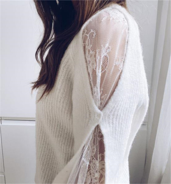 Bluză de damă modernă cu decolteu oval și mâneci din tul