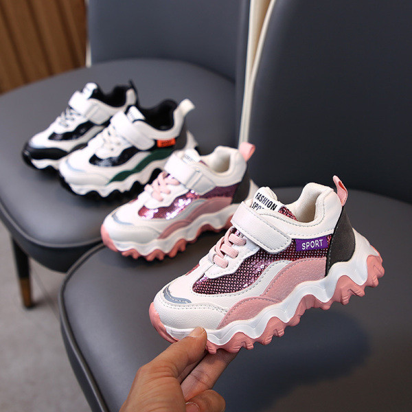 Модерни детски маратонки с груба подметка за момичета и момчета