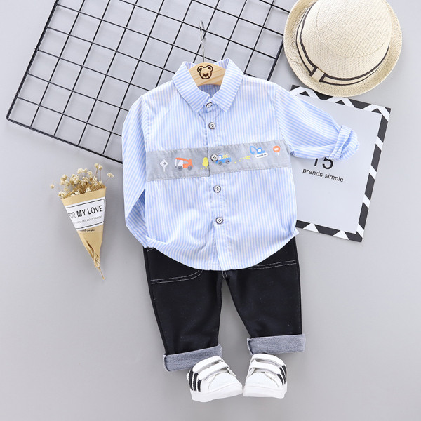 Set pentru copii la zi din două părți cu aplicație pentru băieți