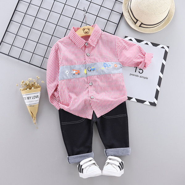 Set pentru copii la zi din două părți cu aplicație pentru băieți