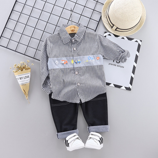 Set pentru copii la zi din două părți cu aplicație pentru băieți