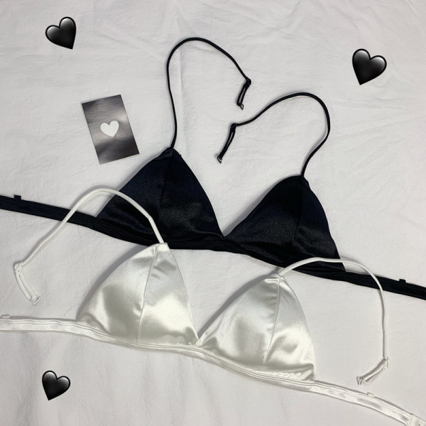 Дамски ежедневен сутиен с триъгълна чашка с подплънки