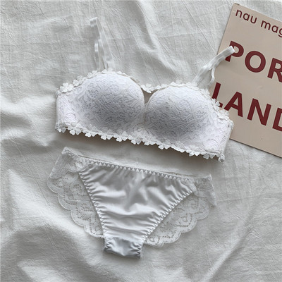 Új modell női csipke melltartó és bikini szett
