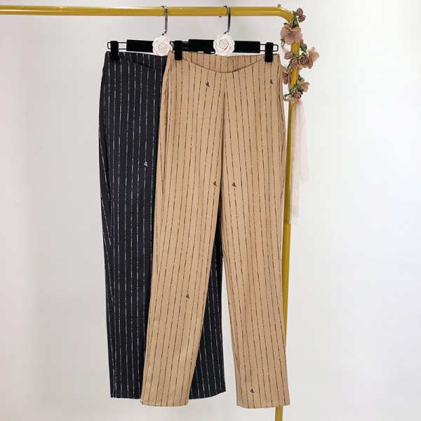 Нов модел дамски панталон прав модел с висока талия