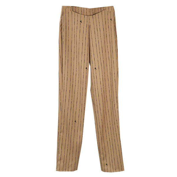 Нов модел дамски панталон прав модел с висока талия