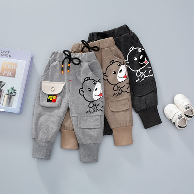Παιδικά παντελόνια με εφαρμογές και κορδόνια για αγόρια