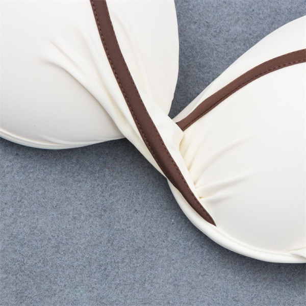 Costum de baie din doua piese cu top tip sutien