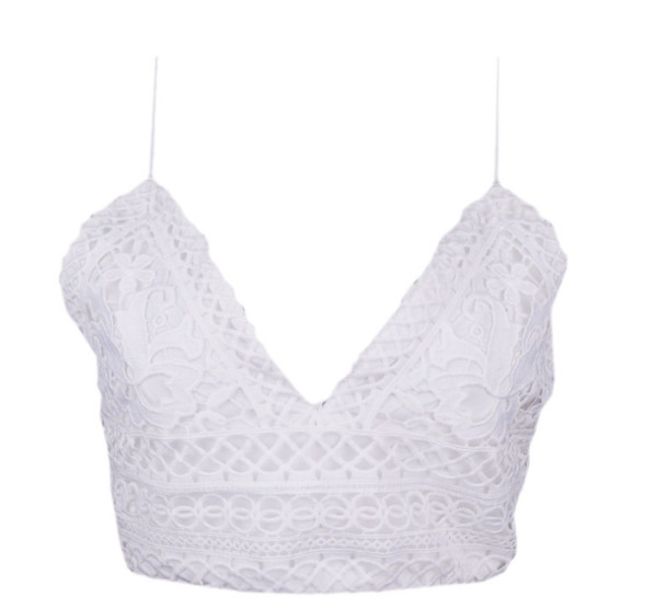 Maieu casual dama cu bretele subtiri si dantela