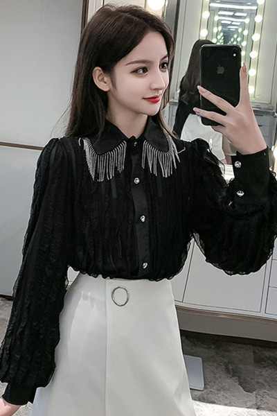 Camasa de dama model nou cu maneci lungi si nasturi