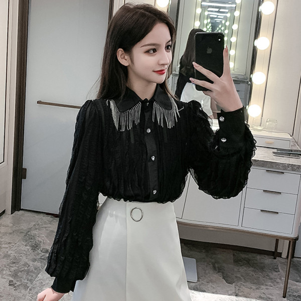 Camasa de dama model nou cu maneci lungi si nasturi