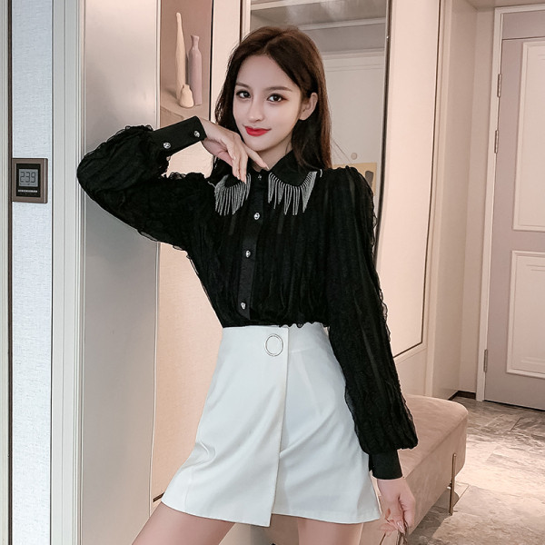 Camasa de dama model nou cu maneci lungi si nasturi