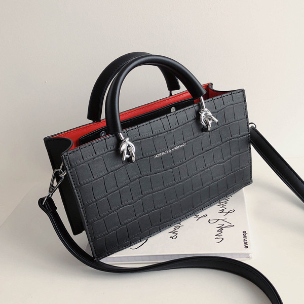 Geanta de dama eleganta cu maner lung si scurt din piele ecologica