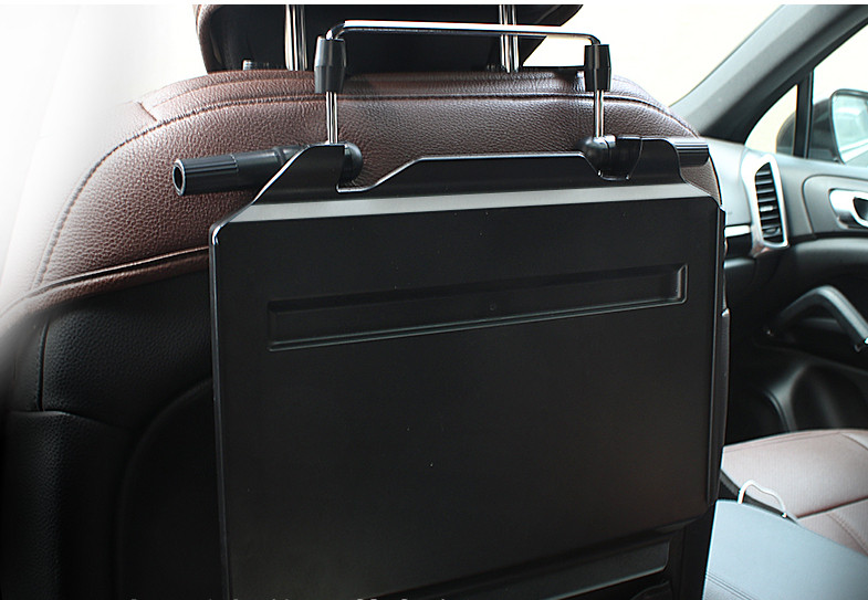 Kokkupandav alus tagaistmele, mis sobib söömiseks, sülearvuti