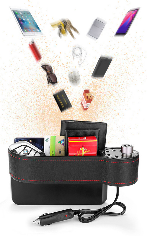 Daugiafunkcinis laikymo tvarkytuvas ir įkroviklio lizdas