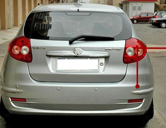 4 juostelės nuo įbrėžimų automobilio buferiui