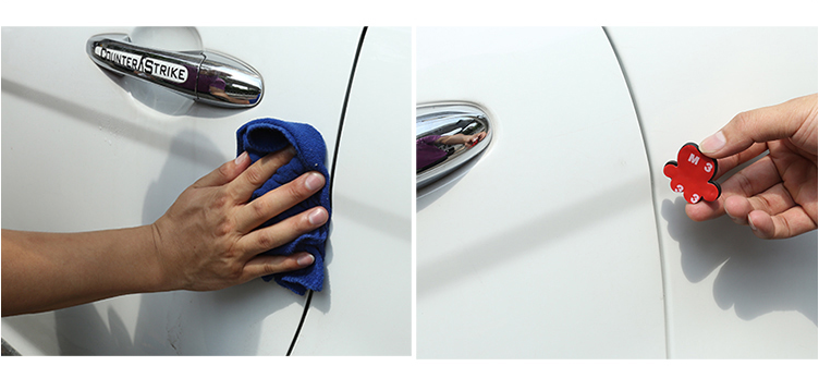 Lipdukas kiekvienai automobilio kėbulo daliai letenos formos