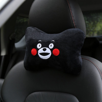 Soft pillow with embroidery for car
