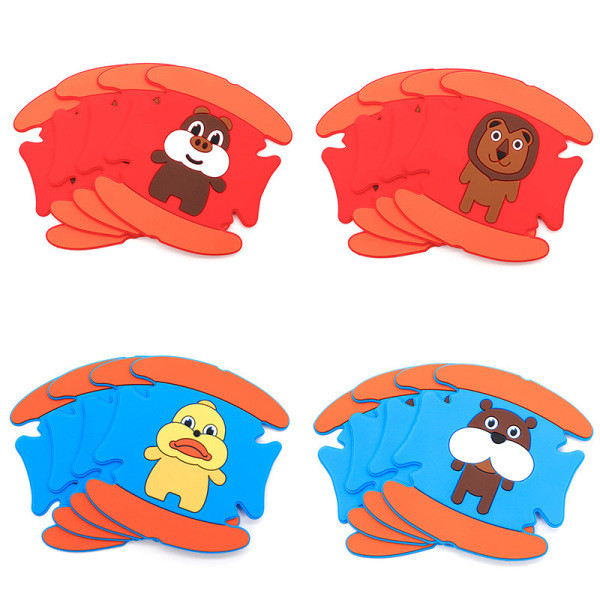 13 * 17 * 2 cm dydžio guminis lipdukas automobilio rankenai