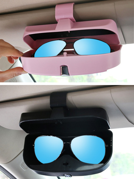 Akinių dėžutė automobilio skėčiui nuo saulės