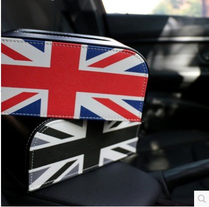 Husa retro din piele - servetel pentru masina