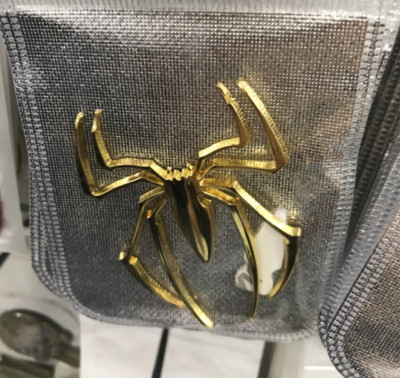 Decorative car sticker in the shape of a spider