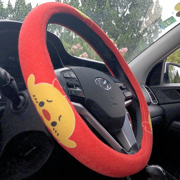 Autós kormányburkolat színes applikációval több színben