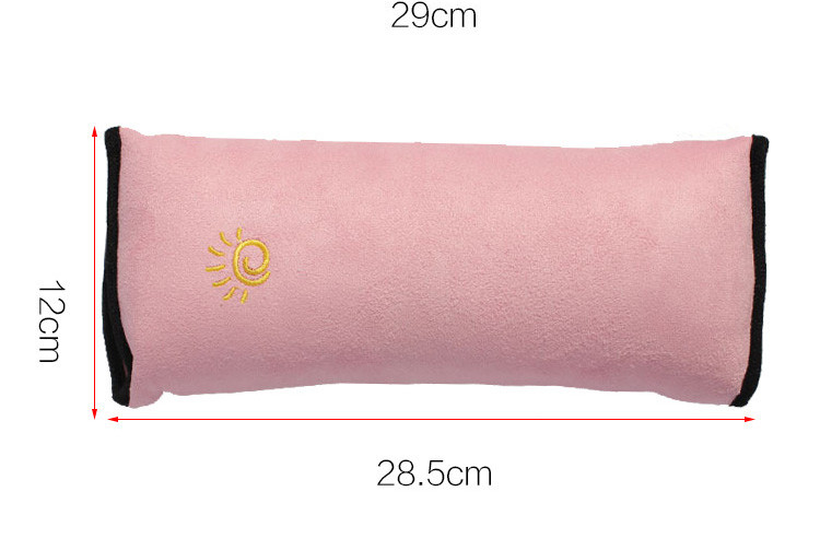 Puha és kényelmes párna autós biztonsági öv hímzésével