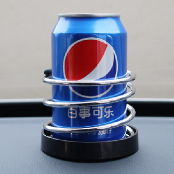Практична метална поставка за напитки подходяща за таблото на автомобила