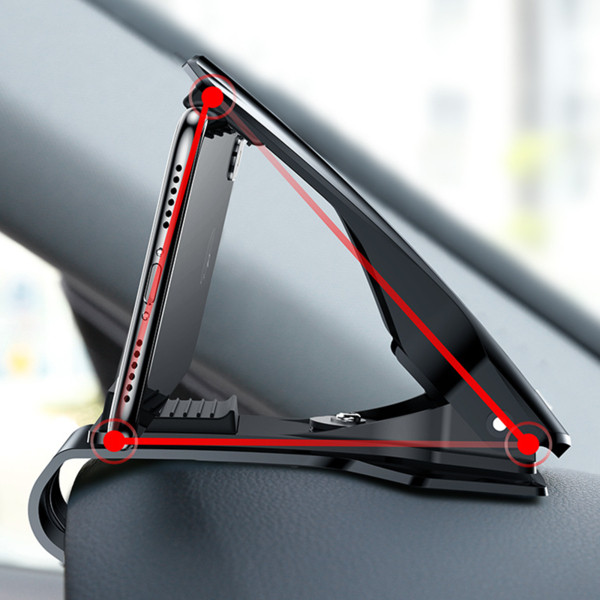 Műanyag állvány telefonhoz és autós navigációhoz