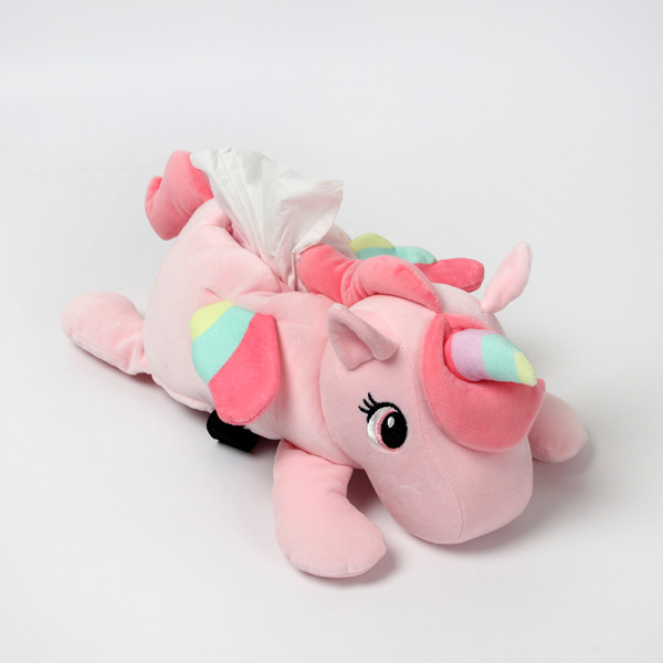 Pliušinė žaislinė servetėlė automobiliui