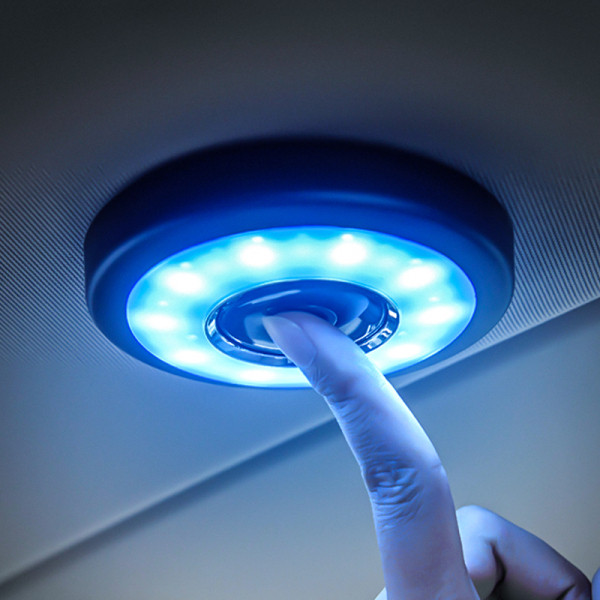 Dekoratyvinė lempa su ledo apšvietimu tinka automobiliui ir bagažinei