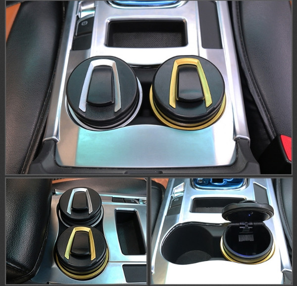 Ugniai atspari peleninė automobiliui su LED indikatoriumi