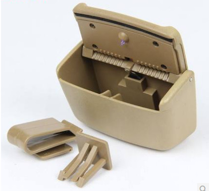 Téglalap alakú hamutartó LED autólámpával