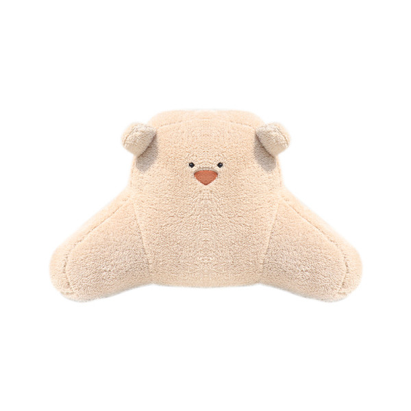 Kényelmes plüss keresztpárna, autóba illő medve formájú