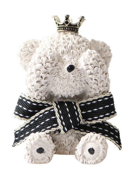 Aromaterapijai su eteriniais aliejais tinkama dekoratyvinė meškos formos automobilio figūrėlė