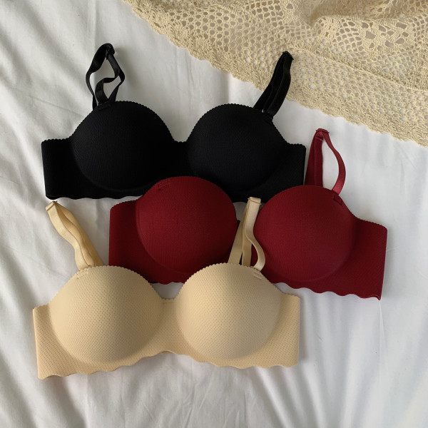 Női sima modell varrat nélküli melltartó típusú bridgette