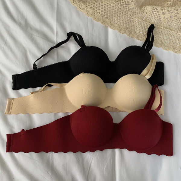 Női sima modell varrat nélküli melltartó típusú bridgette