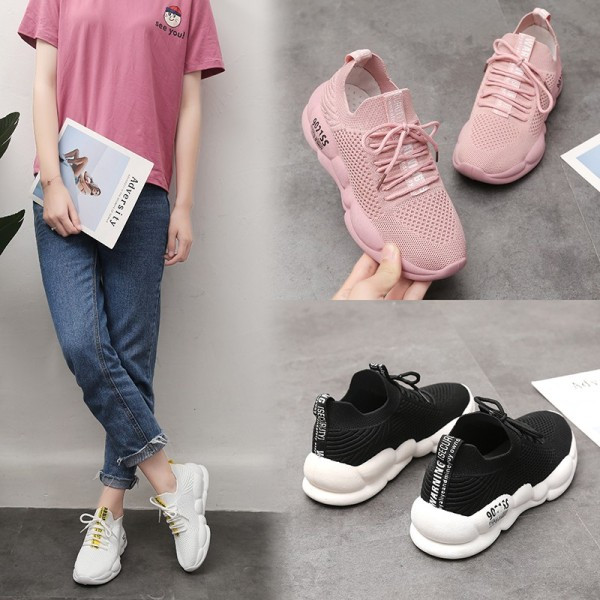 Alkalmi női tavaszi tornacipő durva talppal