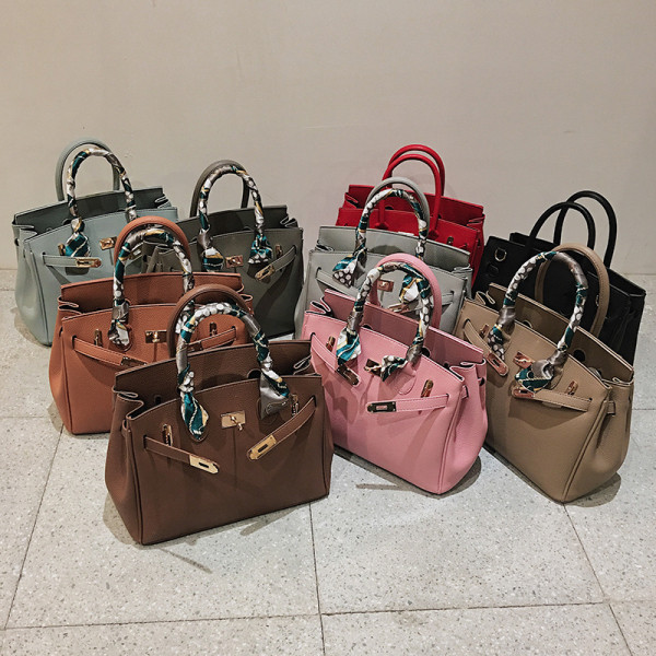 Modern női táska eko bőrből, hosszú és rövid fülekkel