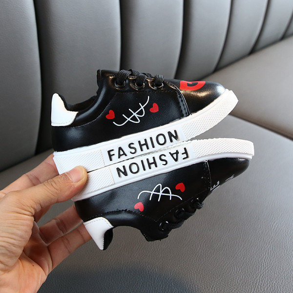 Alkalmi gyerek tornacipő feliratokkal lányoknak