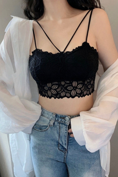 Új modell csipke melltartó vékony pántokkal