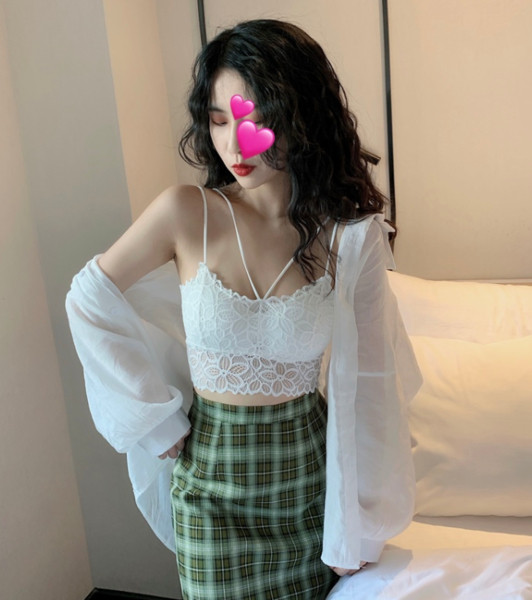 Új modell csipke melltartó vékony pántokkal