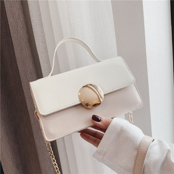 Női lakkbőr táska hosszú és rövid fogantyúval