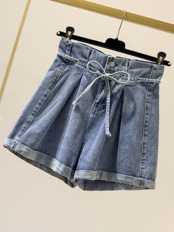 Σορτς  denim με μεγάλη μέση και μέγεθος μέχρι 4XL