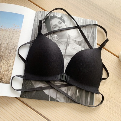 Női alkalmi melltartó háromszög alakú kupakkal - sima modell