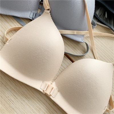 Női alkalmi melltartó háromszög alakú kupakkal - sima modell